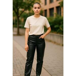 Wilfred Faux Leather Pants - Size 0